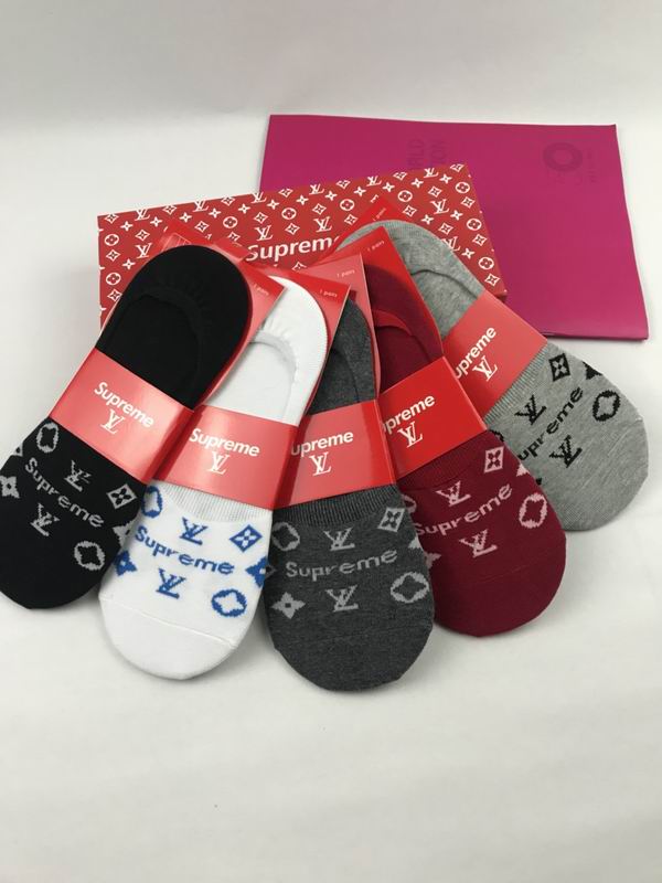 LV X Supreme socks QY04